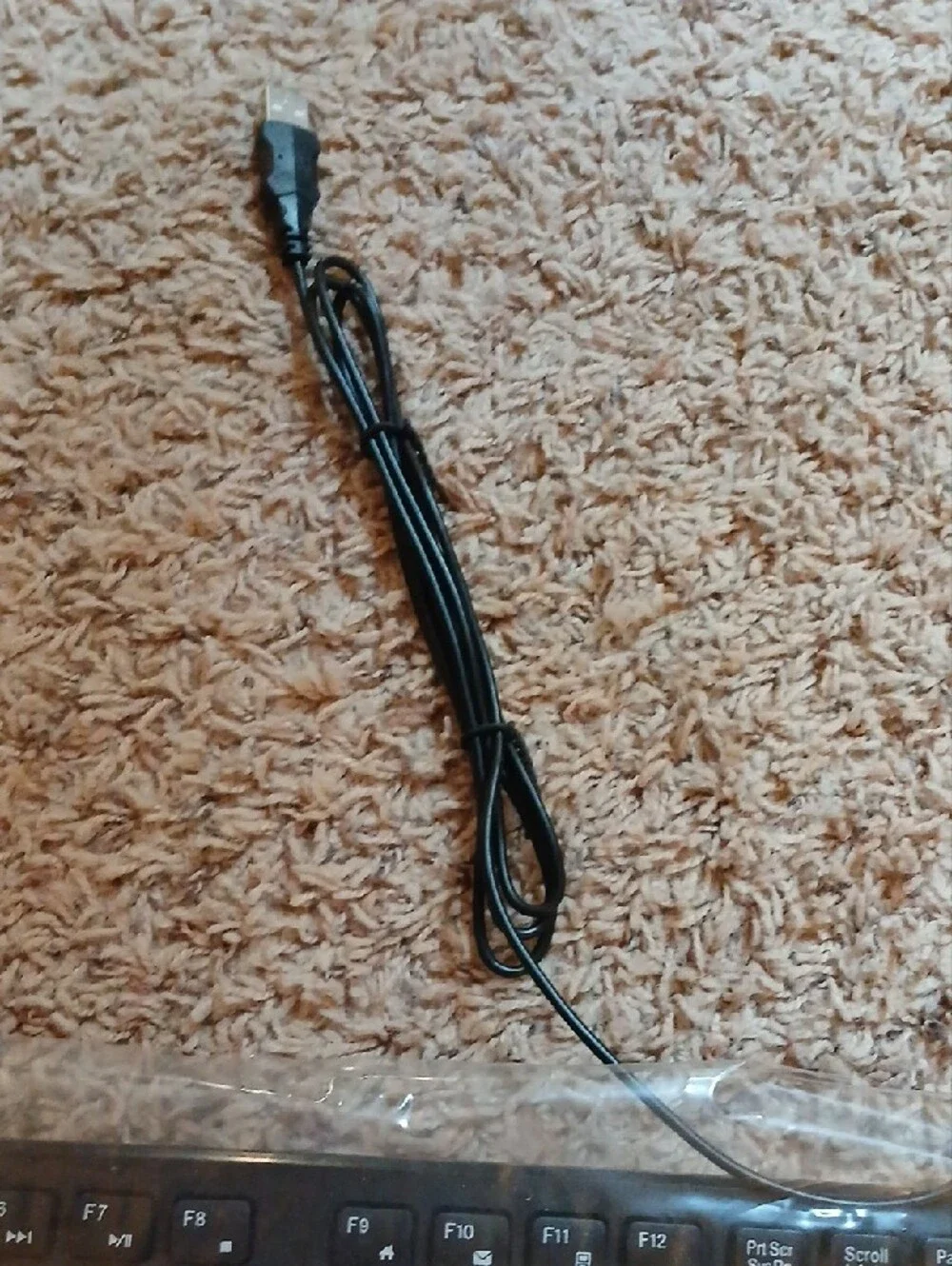 Black Wired Keyboard - Universal USB Computer Keyboard